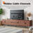 94.4" Walnut TV Stand With Storage