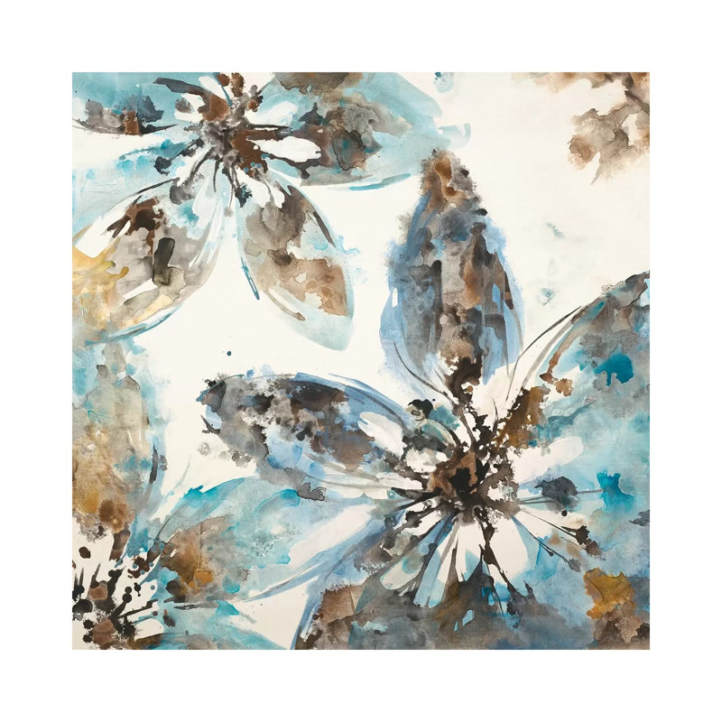 Flower Forms by Liz Jardine - Wrapped Canvas Painting, 93.98 cm H x 93.98 cm W x 1.91 cm D