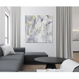 White Platinum By John Beard - Artist Enhanced Canvas Print Print by John Beard