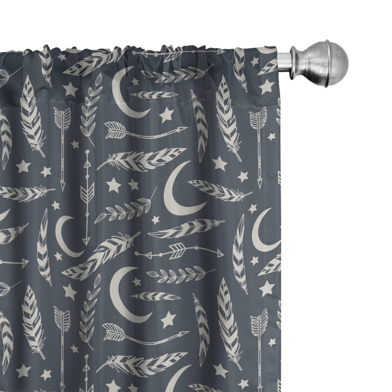 Semi-Sheer Rod Pocket Sliding Panel, 28" x 84"