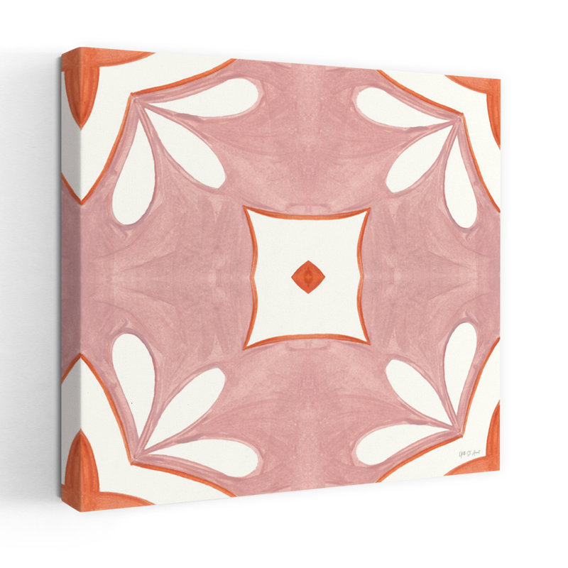 Motif géométrique contemporain Southwest Tile II, H 18 po x l 18 po