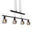 Glenda 4 - Light Black Kitchen Island Pendant