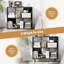 90cm H x 90cm W Metal Bookcase-663292479