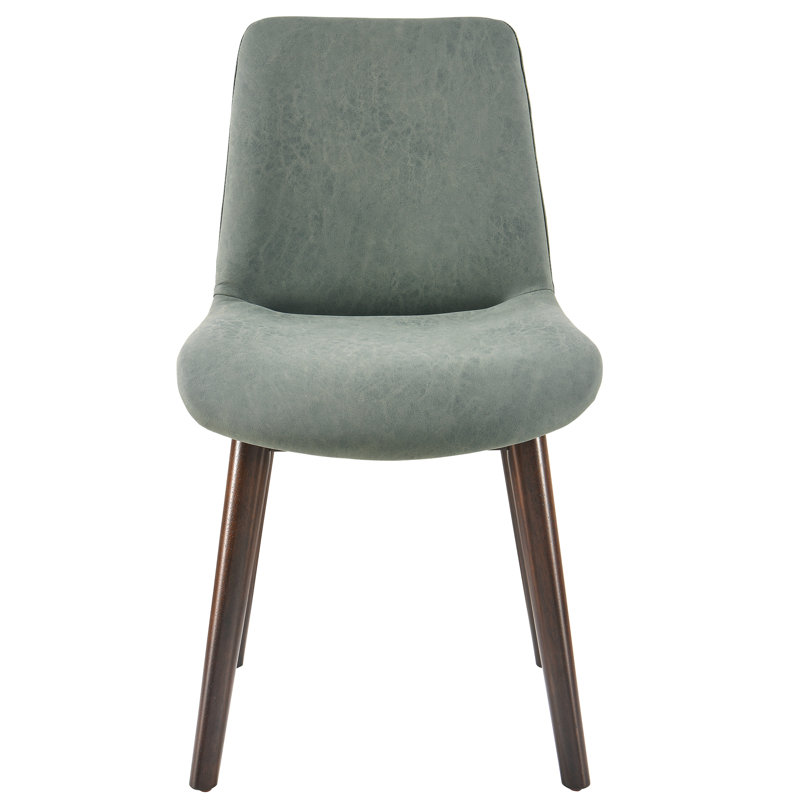 Ensemble de 2 chaises de salle à manger rembourrées Modern, Vert sauge