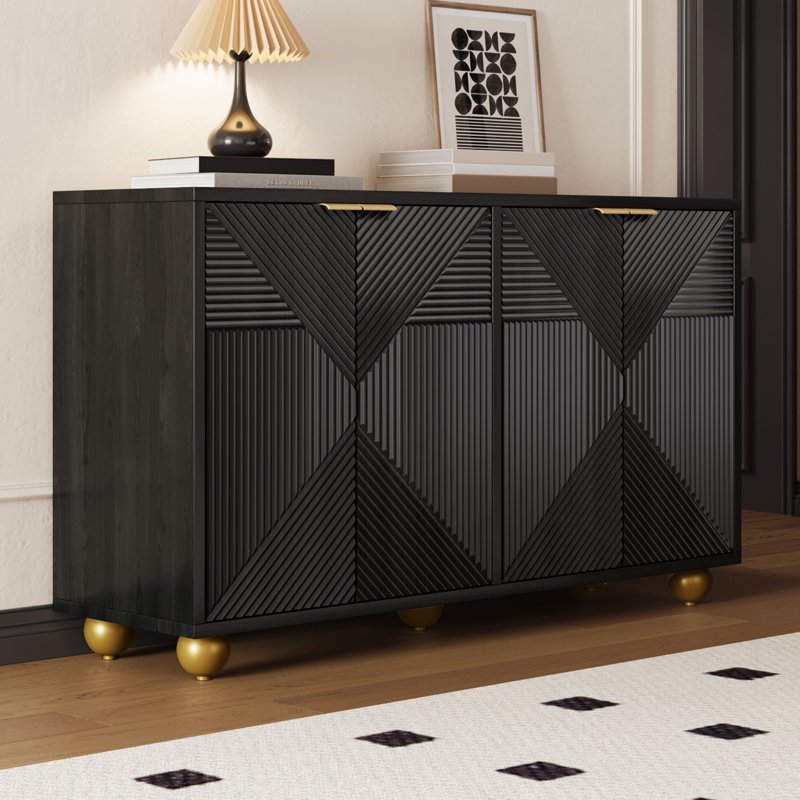 Sideboard Akondu 120 cm, Black