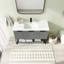 Meuble-lavabo sur pied simple 48 po avec comptoir en résine-113332894-113332896