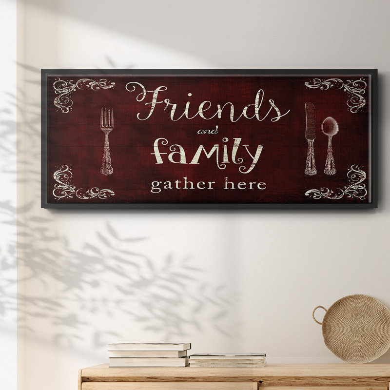 Friends and Family - toile encadrée, H 24 po x l 60 po