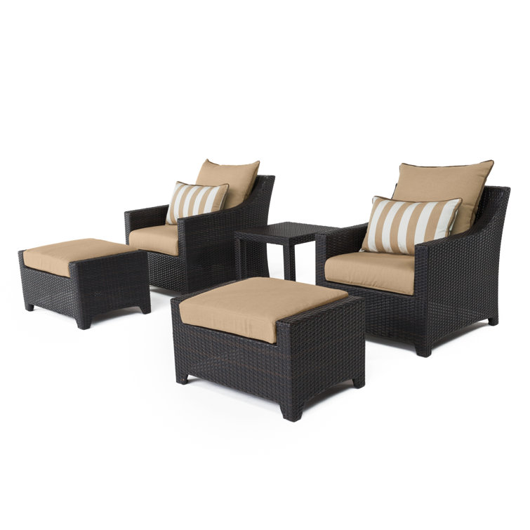 Mifflin 2 - Person Patio Conversation Sets with Cushions