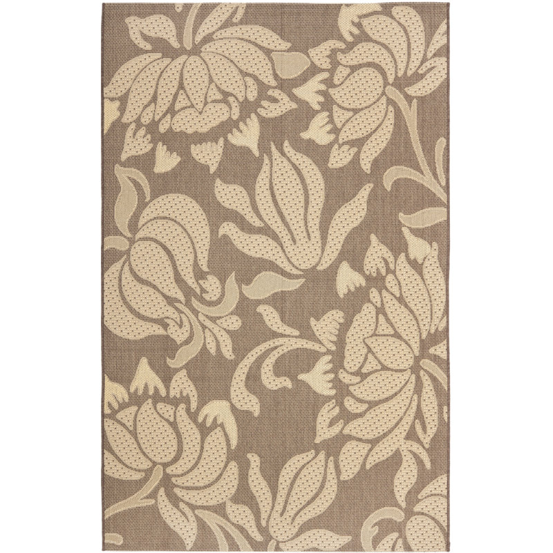 Tapis d'intérieur / extérieur floral Marpain Performance, Rectangle 2 pi 7 po x 5 pi