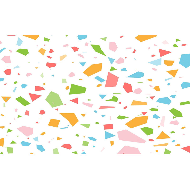 Papier peint de qualité supérieure - confettis colorés, L 120 po x l 180 po