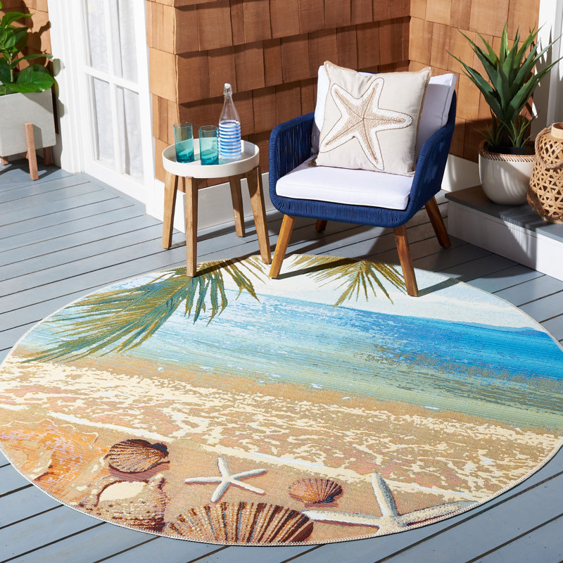 Tapis d'intérieur / extérieur Kentish 500 Performance, Rond 5 pi 3 po