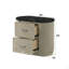 Table de chevet lin et beige