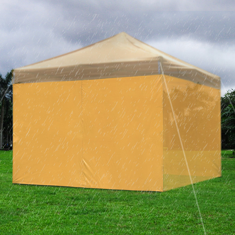07CSW001-1010T_wfv Yescom Fabric Side Wall for Canopy, 114.96" H x 78.74" W x 0.39" D, Yellow