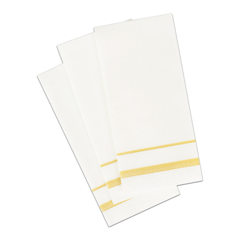 Serviettes jetables en papier pour 40 invités