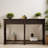 58.02" Console Table, Minimalist Entryway Table with 2 Drawers, Sofa Table with Bottom Shelf for Living Room, Hallway-356428665