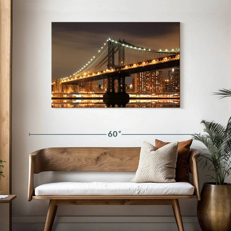 Lilie Manhattan Bridge Skyline