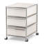 Classeur en acier à 3 tiroirs avec roulettes H 24 po x l 16,3 po x P 20,5 po (1 ensemble)-23713482