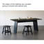 Table de bar rectangulaire en noyer récupéré-823509181-823509183