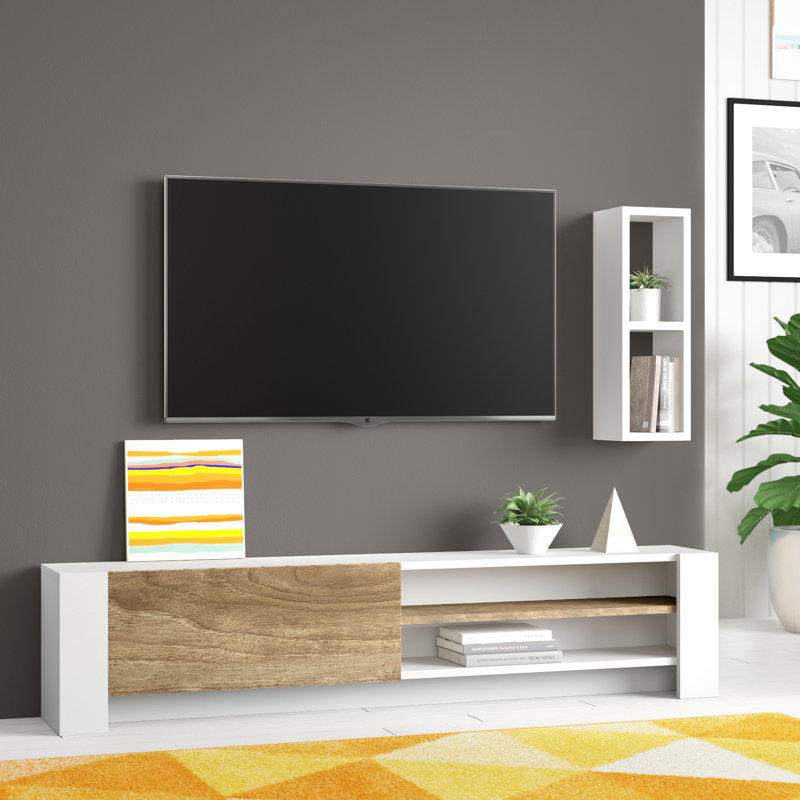 Alachua TV Stand for TVs up to 65", Walnut