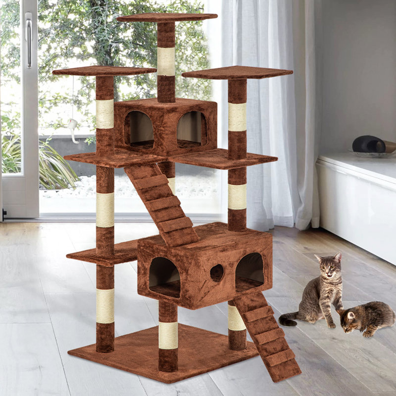 Arbre à chat Fryar 72 ", Brun
