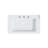 Fireclay Rectangular Console Bathroom Sink with Overflow-49500060-119116969