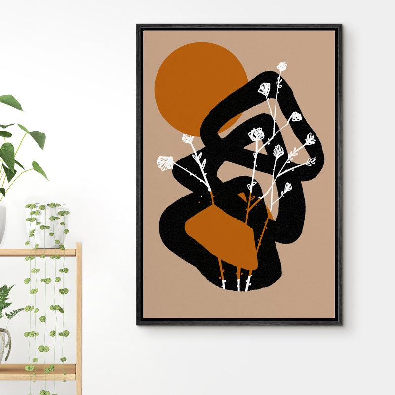 Cadre flottant, impression sur toile, H 36 po x l 24 po x P 1,5 po, Cadre noir