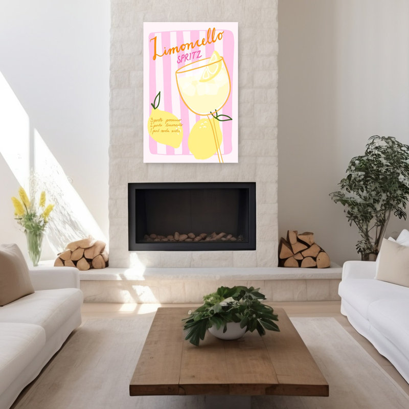 Art contemporain contemporain d'été, H 48 po x l 32 po
