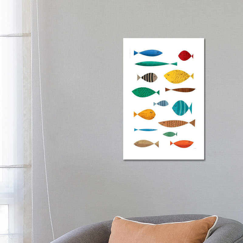 Fish - Wrapped Canvas Print, 66.04 cm H x 45.72 cm W x 3.175 cm D