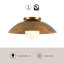 Plafonnier semi-encastré noir 14 po avec diffuseur en verre opale Umbra Umbra-124959400