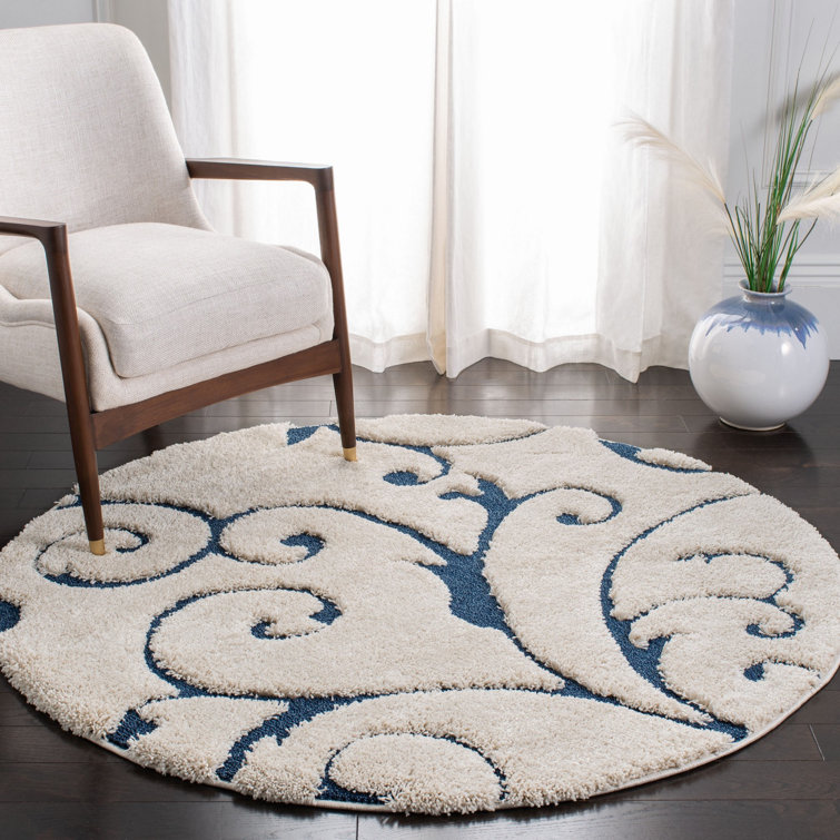 Rodrigue Damask Hand Woven Area Rug