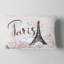  Illustration abstraite de paysage urbain avec coussin lombaire Paris Tour Eiffel-89151458-89151459