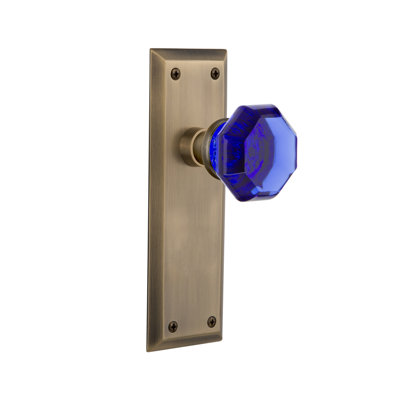 Plaque New avec plaque de porte cobalt Waldorf