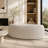 Boucle Sectional Sofa W/3 Pillows
