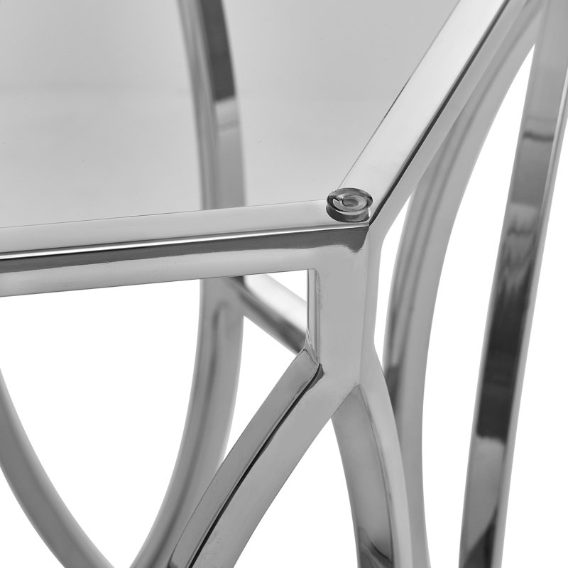 Round Glass Top Metal Base Dining Table