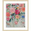 «Happy Floral» par Asia Jensen, reproduction d'art encadrée sur bois-100672229