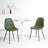 Kavi Minimalist Dining Chairs Faux Leather Upholstered Seating With Cushioned Backrest & Sturdy Metal Legs, Ideal For Home, Kitchen, Dining Room, Bedroom-1461873676