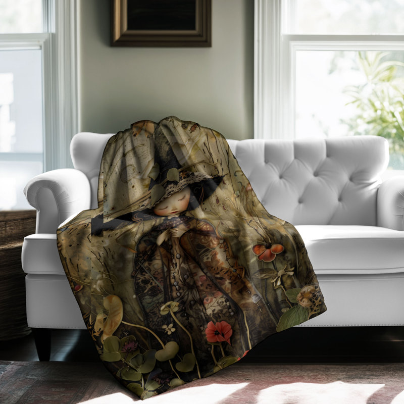 Throw Blanket, 80" L x 60" W