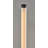 Rosales 54.5'' Black LED Column Floor Lamp
