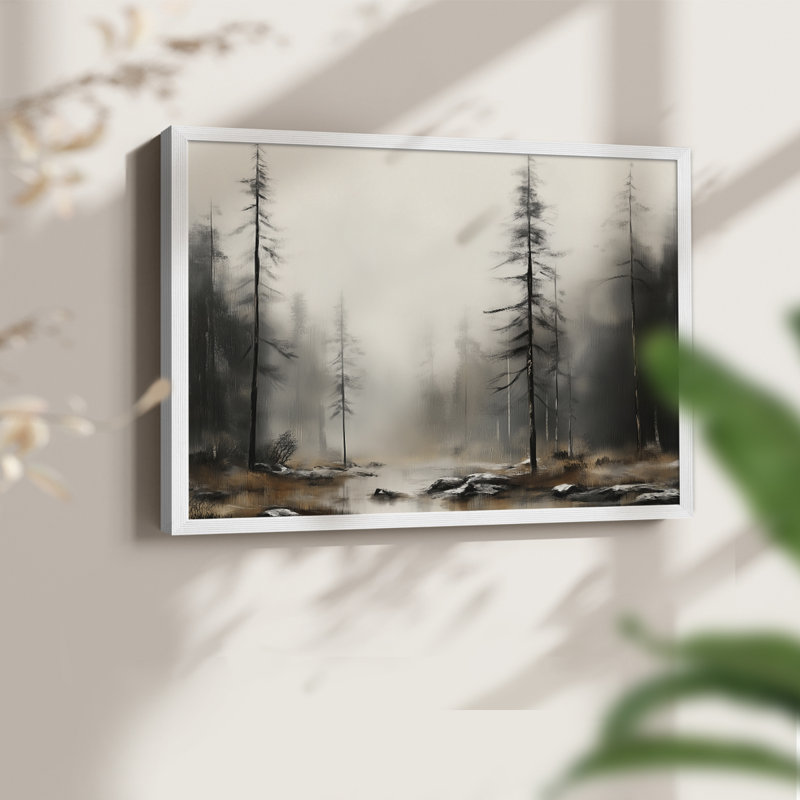 «Chirstmas Art» - DCCDXLVII - Reproduction encadrée - Restickable, H 22 po x l 28 po, Blanc