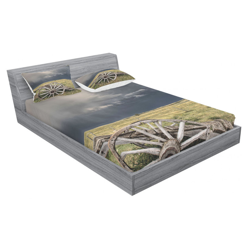 Microfiber Sheet Set, Queen Sheet Set with Fitted Sheet
