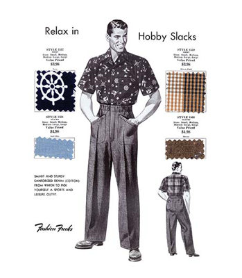 " Relax In Hobby Slacks "