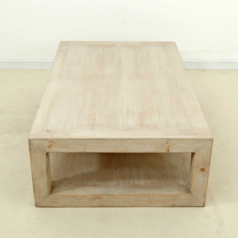 Natsumi Solid Wood Coffee Table, White