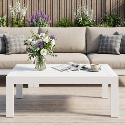 Aluminum Patio Coffee Table