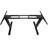 Emmily Adjustable Solid Wood Top Metal Base Standing Desk