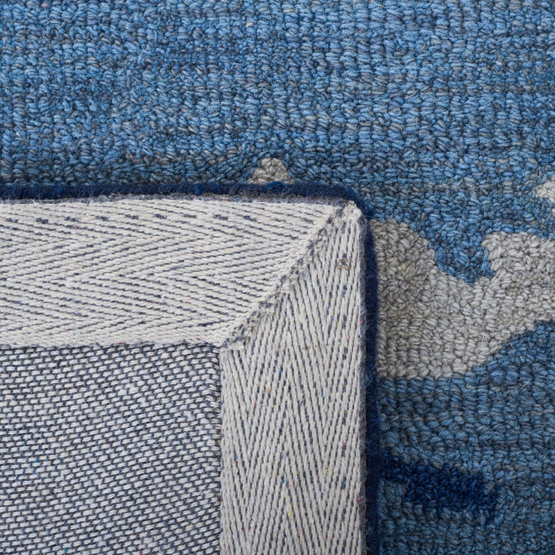 Tapis abstrait en laine et coton touffeté à la main Metro, Rectangle 3 pi x 5 pi