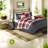 Premium Comforter Bedding Set, Polyester Herringbone, Farmhouse Style