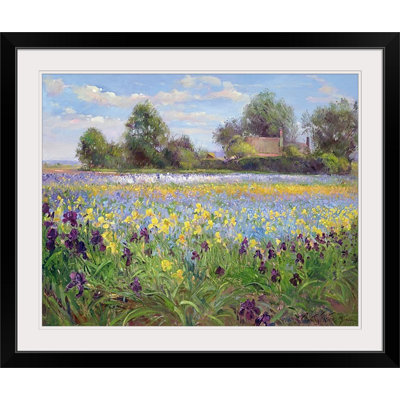 «Yonkers Farmstead and Iris Field, 1992» par Timothy Easton, reproduction d'art