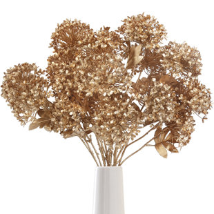 3 pièces de fleurs artificielles d'hortensia Viburnum