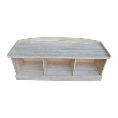 Melynda Solid Wood Storage Bench