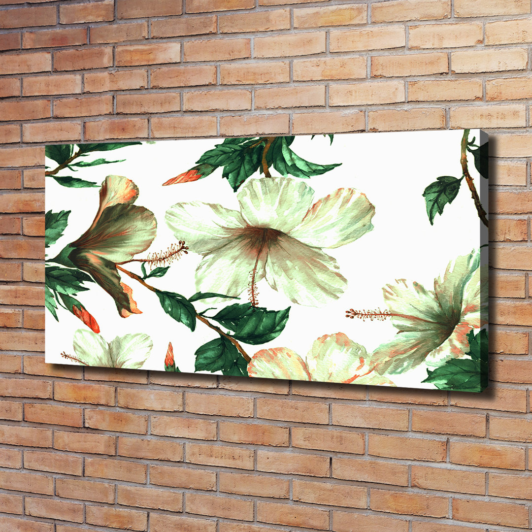 Hibiskusblüten - Ungerahmte Kunstdrucke auf Leinwand